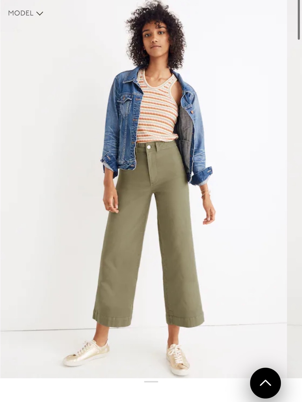 Madewell Emmett Wide-Leg Crop Pants